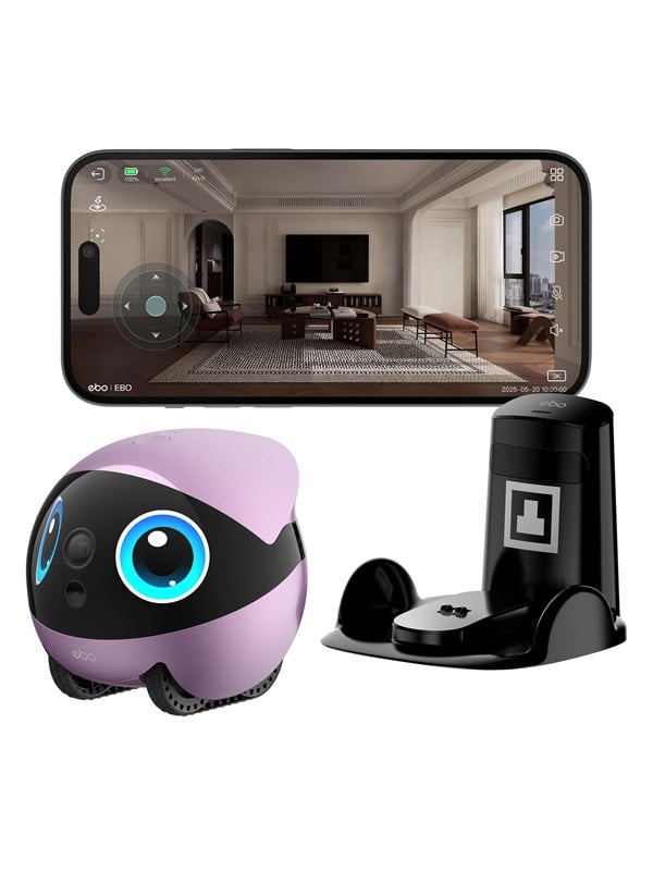 Interaktiv robot legetøj - Enabot EBO Air 2 Plus, lilla