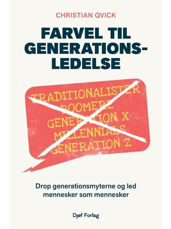 Farvel til generationsledelse - Erhverv & Management - Hæftet