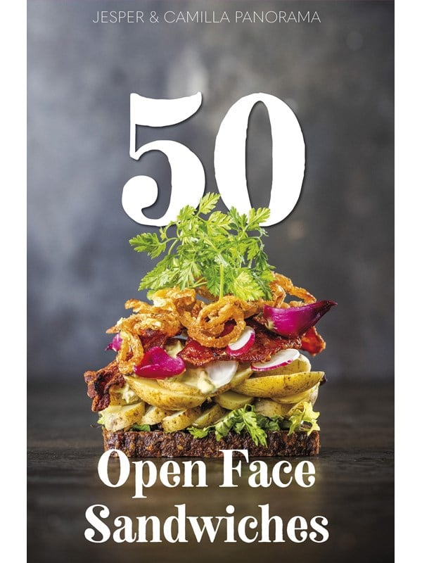 50 Open Face Sandwiches - Kogebog - hardback