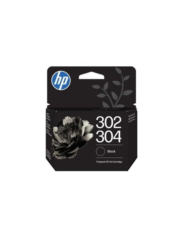 HP 302/304 Black Original Sort 120 sider Blæk