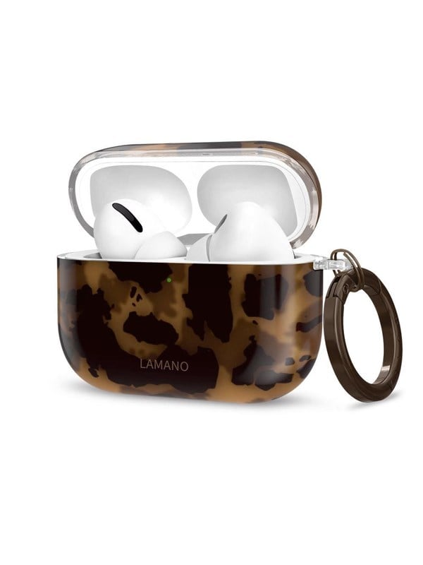 Tech-Protect Lamano Case for AirPods Pro 1 / 2 - Black & Brown