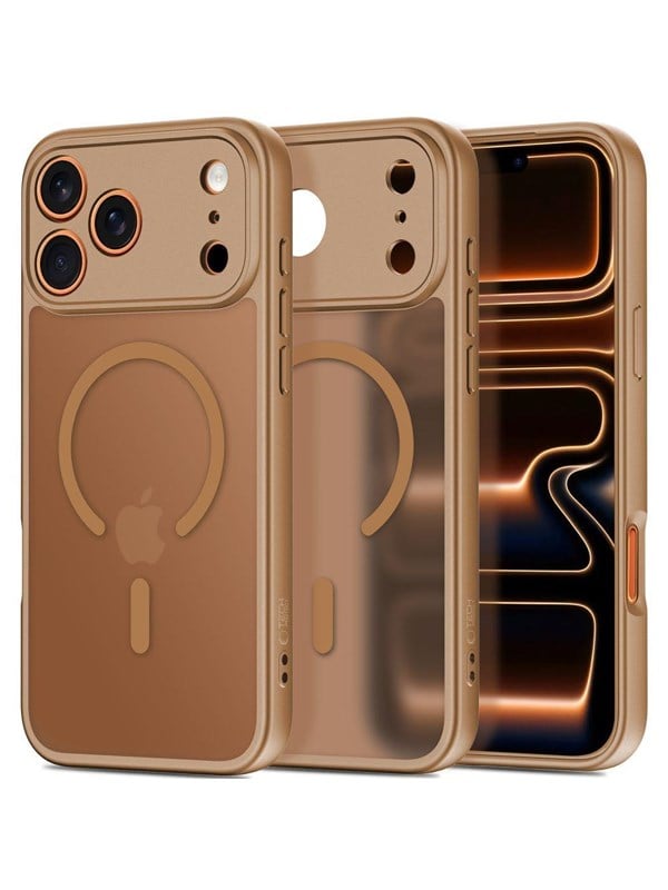 Tech-Protect BasicMag MagSafe Case for iPhone 17 Pro - Brown