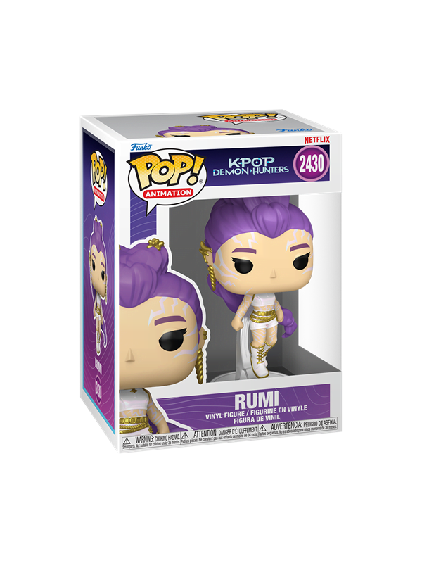 Funko Pop: KPop Demon Hunters - Rumi (Golden Outfit) #2430 - Animation Vinyl Figure 9cm