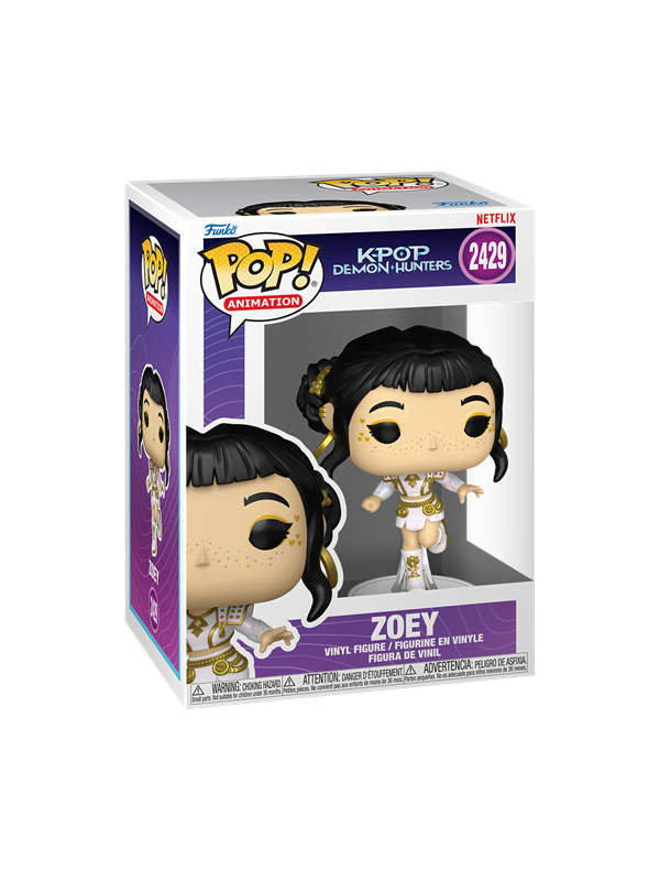 Funko Pop: KPop Demon Hunters - Zoey (Golden Outfit) #2429 - Animation Vinyl Figure 9cm