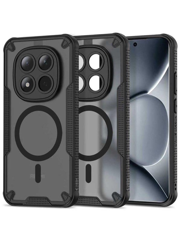 Tech-Protect Rugged Shield MagSafe Case for Xiaomi Poco M8 Pro / Xiaomi Redmi Note 15 Pro+ 5G - Black