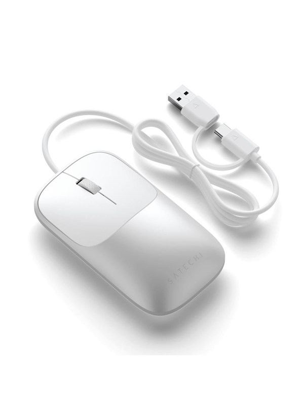 Satechi Slim LX Wired - Mus - Sølv