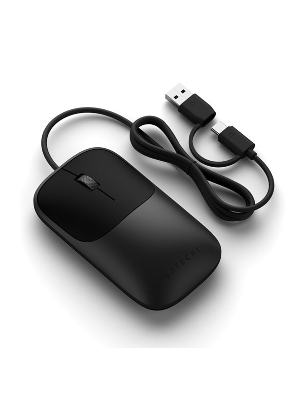 Satechi Slim LX Wired - Mus - Sort