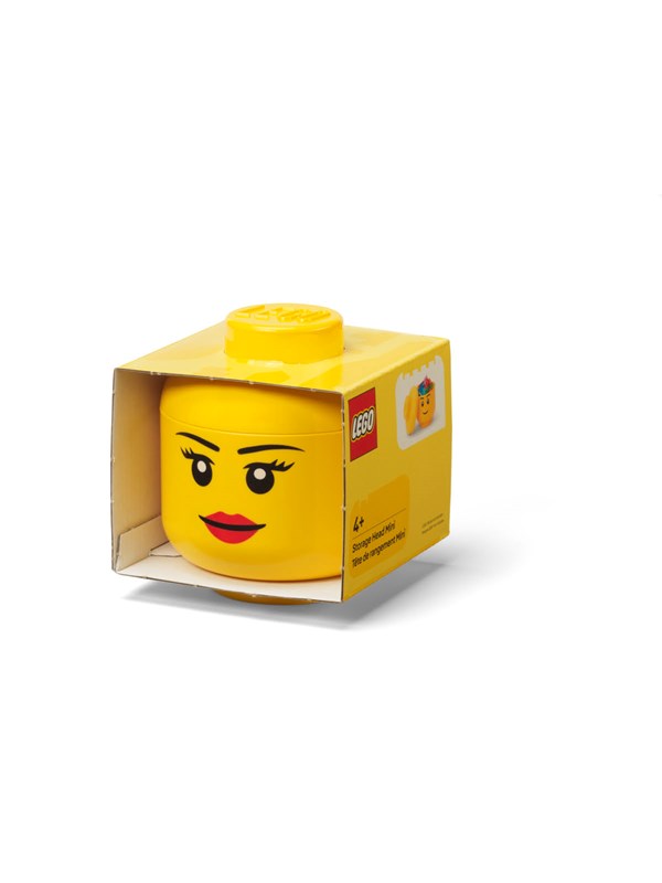 LEGO STORAGE HEAD (MINI) - GIRL billede