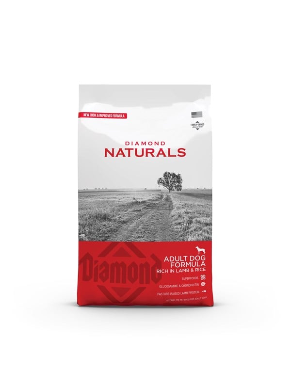 Diamond naturals Adult Dog Lamb & Rice 2kg billede