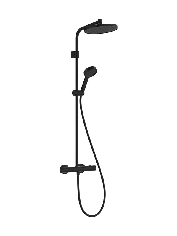 Hansgrohe Activera S brusesæt 240 1jet EcoSmart m/Ecostat Fine Varia mat sort