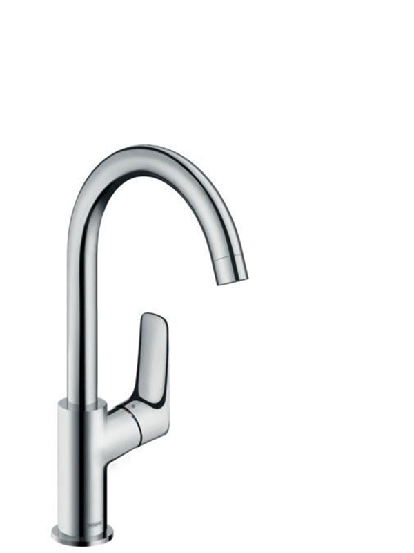 Hansgrohe Logis håndvaskarmatur 154 mm tud forkr