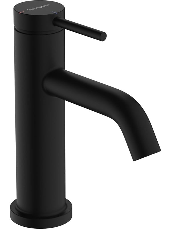 Hansgrohe Tecturis S 1-grebs håndvaskarmatur 80 CoolStart med løft-op bundventil mat sort billede