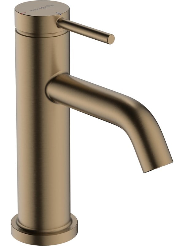 Hansgrohe [702050202] Tecturis S 1-grebs håndvaskarmatur 80 CoolStart med løft-op bundventil, børste