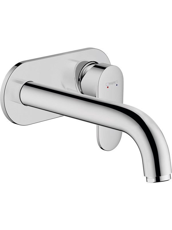 Hansgrohe Vernis Blend 1-grebs håndvaskarmatur til 2-huls indbygning i væg med 20,5 cm tud krom