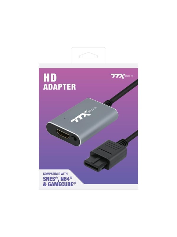 TTX Tech TTX HD Adapter for SNES N64 and GameCube - Wired Tilbehør til spillekonsol - Nintendo 64
