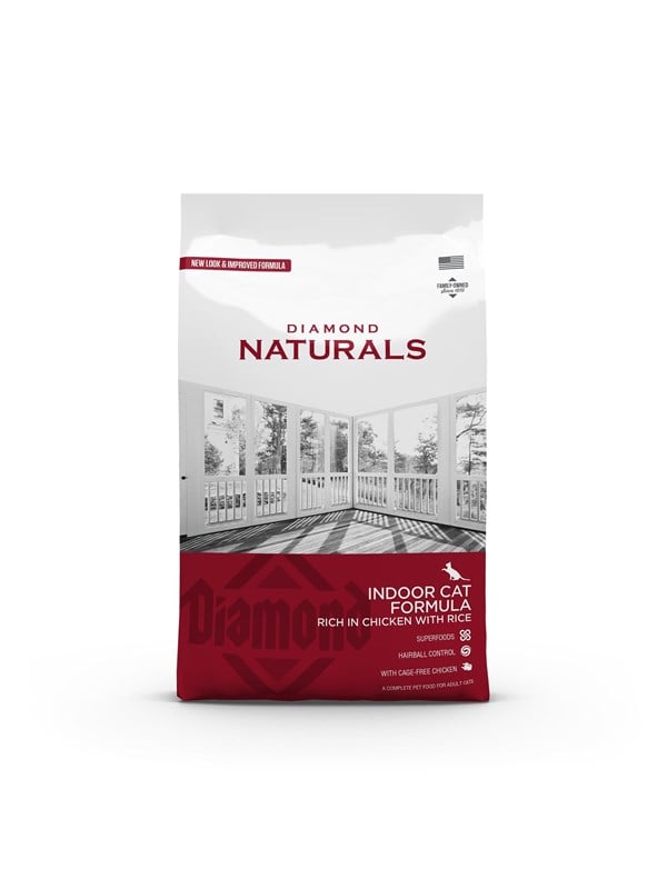 Diamond naturals Indoor Cat Chicken with Rice 3kg