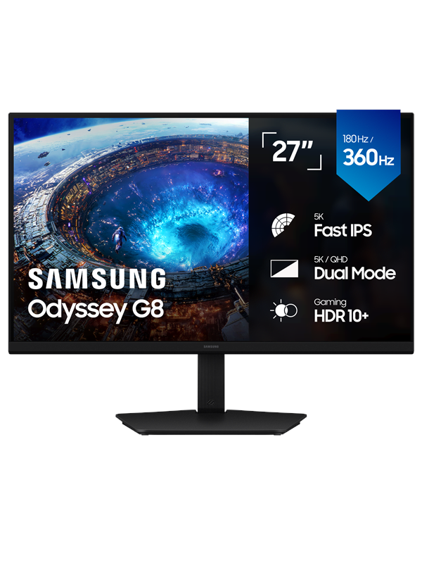 27" Samsung Odyssey G8 G80HF 5K 180Hz / QHD 360Hz