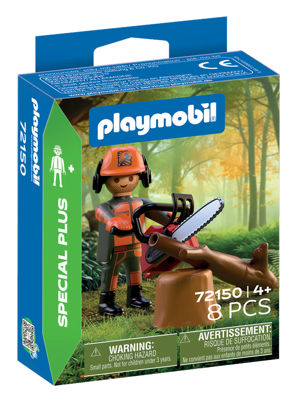 Playmobil Playmobil - Forest Worker with Chainsaw