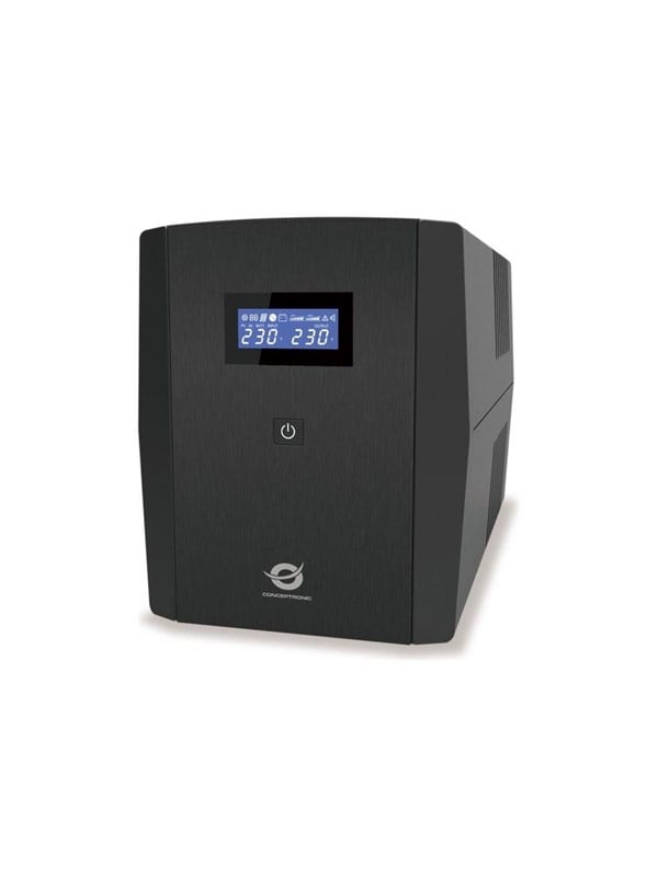 Conceptronic ZEUS08EM UPS 1500 VA / 900 W - IEC & Schuko, line-interactive