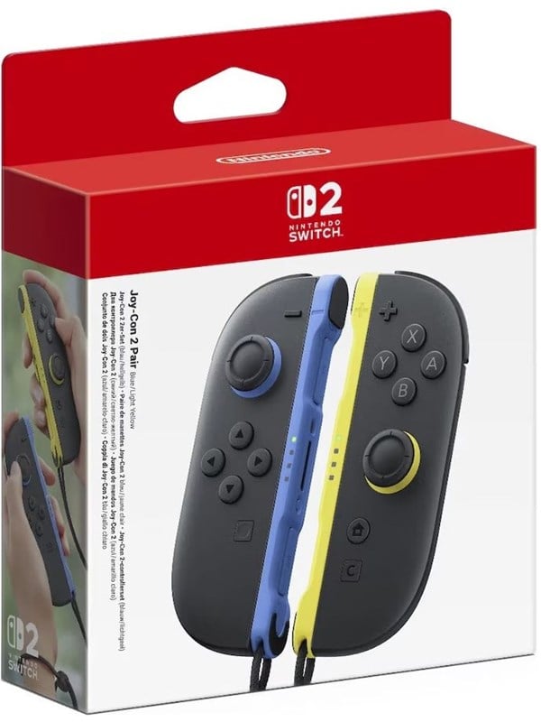 Nintendo Joy-Con 2 Pair Blue/Light Yellow - Wireless Controller - Nintendo Switch 2