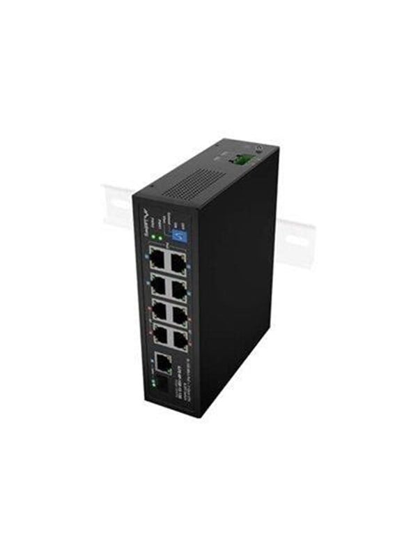 Lanberg ILFE-8P-1GE-1S-120 - industriel PoE-switch 8x Fast Ethernet, 1x Gigabit, 1x SFP