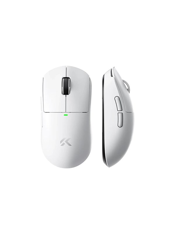 MCHOSE A5 V3 Ultra Lightweight Wireless (White) - Gaming Mus - Optisk - 5 knapper - Hvid