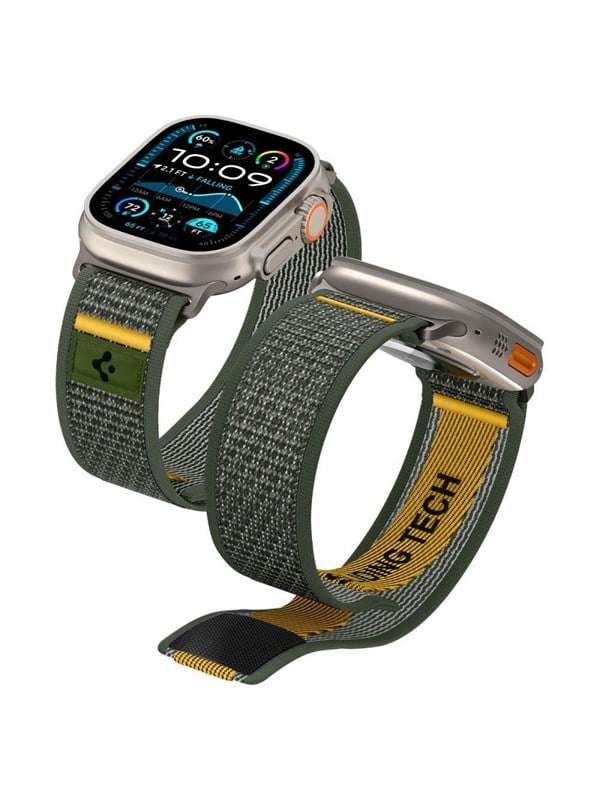 Spigen Athlex Air Strap for Apple Watch 44 / 45 / 46 / 49 mm - Green