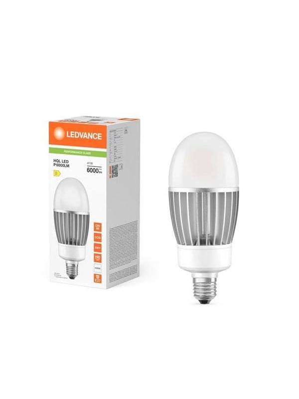 Osram LED pære HQL 6000lm 41W/840 (125W) EM+230V E27