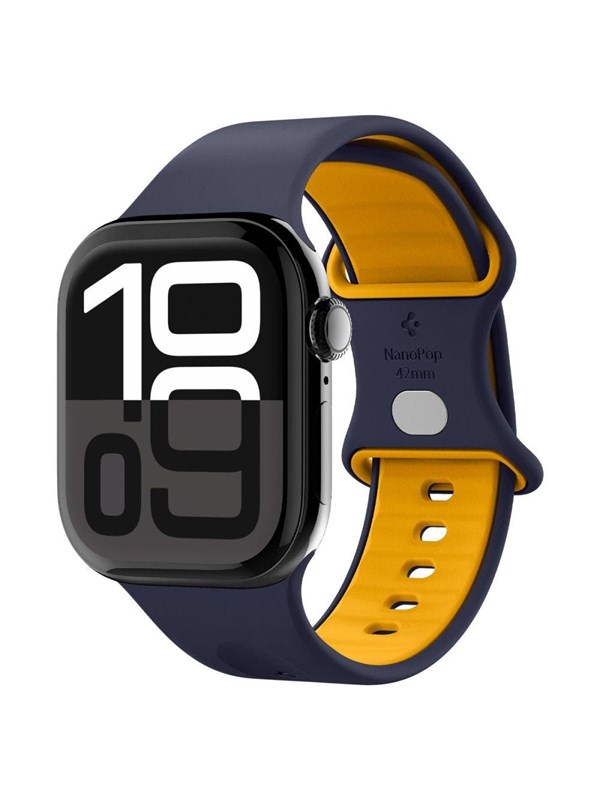 Spigen Nano Pop Strap for Apple Watch 40/41/42 mm - Navy Blue/Orange