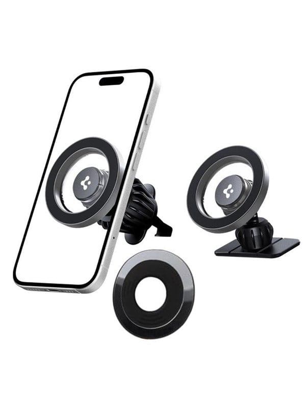 Spigen MFT13 MagSafe Car Holder for Cockpit or Air Vent - Silver