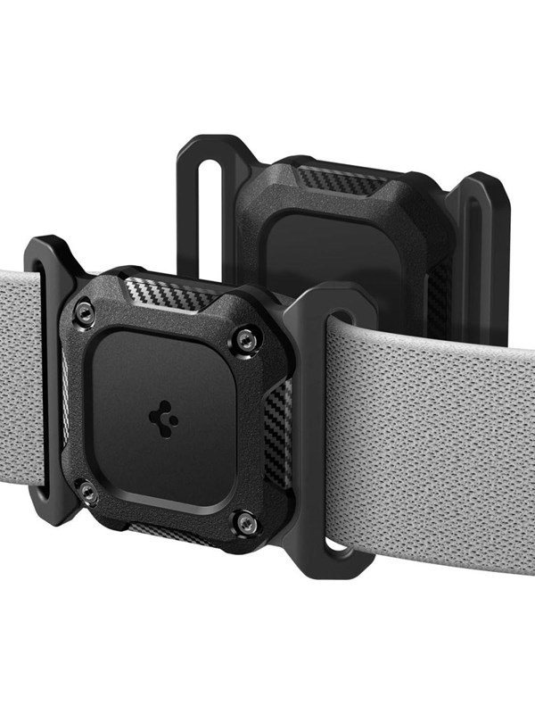 Spigen Tough Armor Pet Collar AirTag 1/2 Case - Black