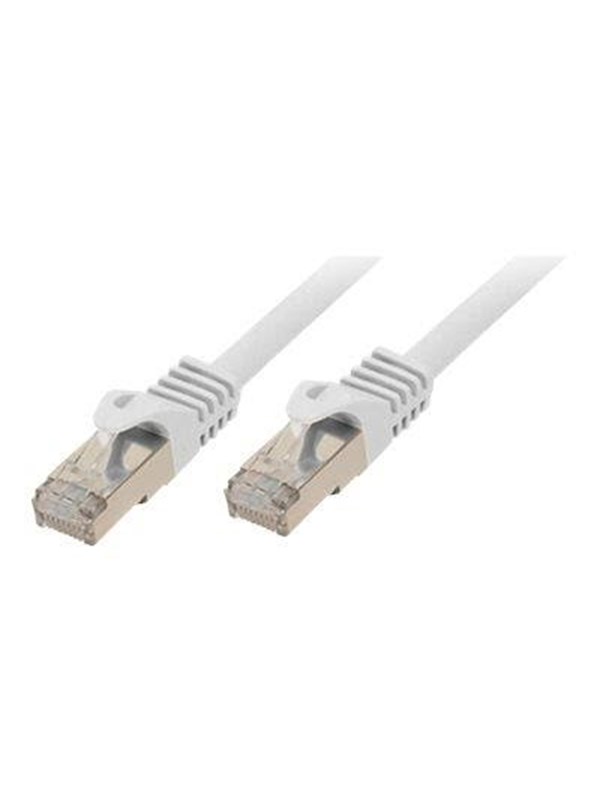 shiverpeaks BASIC-S patch cable - 7.5 m - white - Hvid - 7.5m