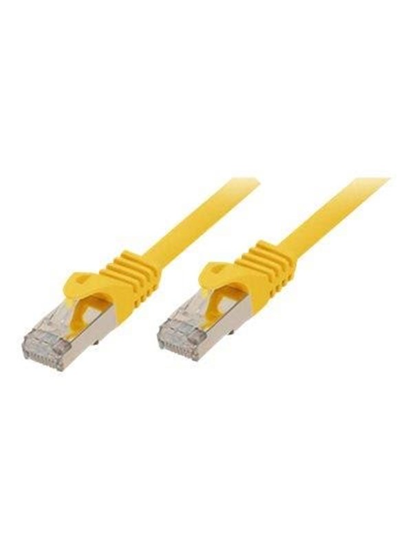 shiverpeaks BASIC-S patch cable - 10 m - yellow - Gul - 10m
