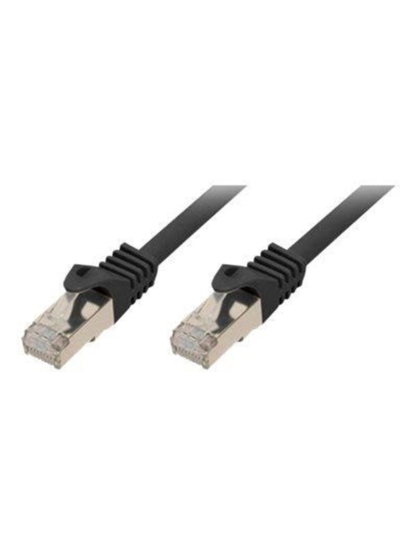 shiverpeaks BASIC-S patch cable - 20 m - black - Sort - 20m