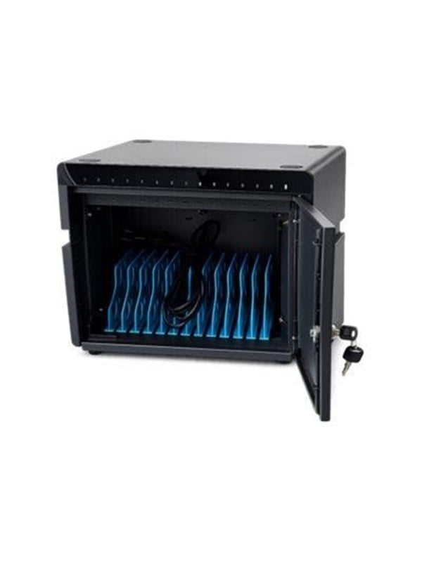 Deltaco cabinet unit - for 10 tablets / mobile phones - black - Maks - Maks st�rrelse