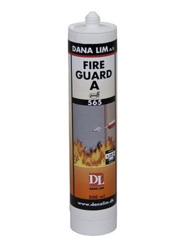Dana Lim Fire Guard A 565 Hvid Professionel brandhæmmende acrylfugemasse - 300 ml