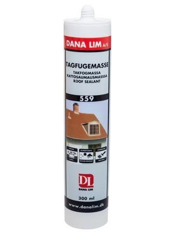 Dana Lim tagfugemasse 559, transparent - 300 ml patron