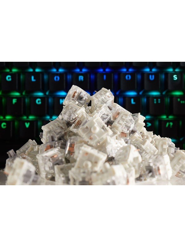 Glorious Kailh Speed Sølv Switches (120 Stk) Tastatur Switch - GEEKD.dk
