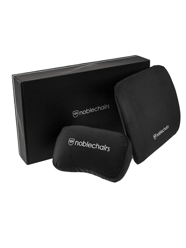 noblechairs Memory Foam pudesæt til gamingstol Black Puder - GEEKD.dk