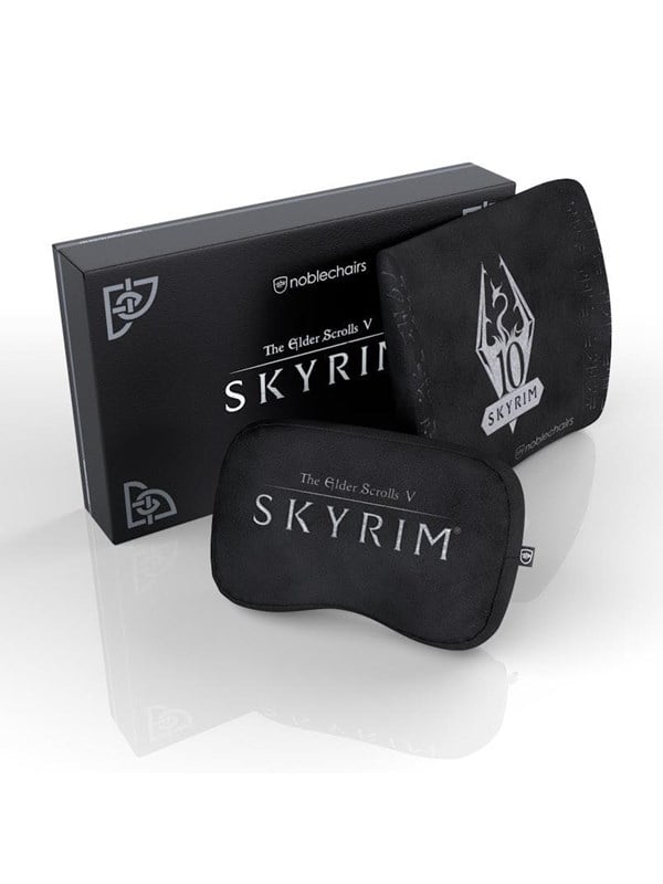 noblechairs Memory Foam pudesæt til gamerstole- SKYRIM Edition Puder - GEEKD.dk