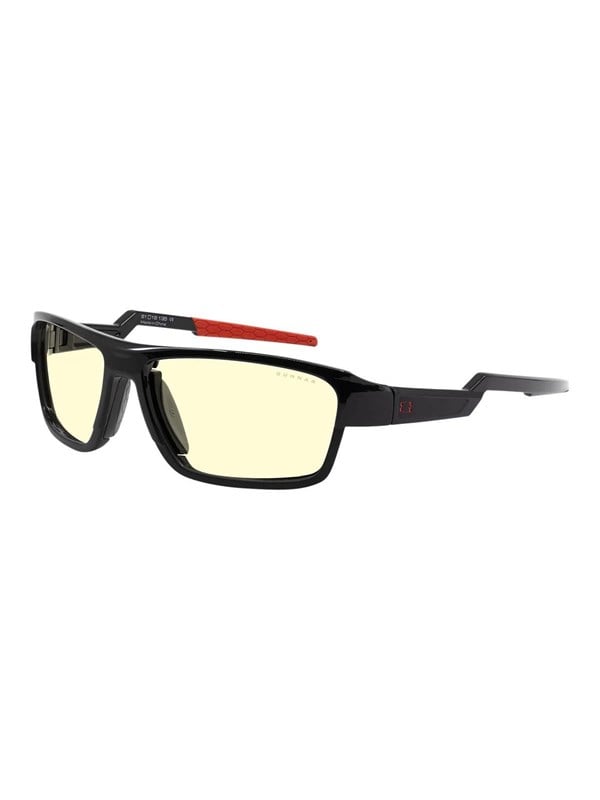 GUNNAR LIGHTNING BOLT 360 GUNNAR - Glas - for computer, spil - fuld kant - ramme: onyx - objektiv: rav/sol