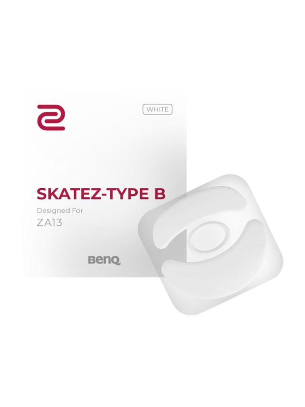 N--BENQ Zowie skatez type b white mousefeet for za13 mouse white teflon 0.45mm thickness