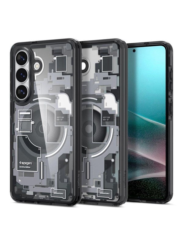 Spigen Ultra Hybrid Mag MagSafe Case for Samsung Galaxy S26+ Zero One - Clear Black