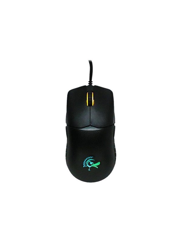 Ducky Feather - mouse - USB 2.0 - Mus - Optisk - 7 knapper - Sort