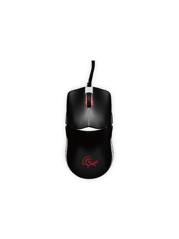 Ducky Feather Black & White - Kailh GM 8.0 Mus - GEEKD.dk