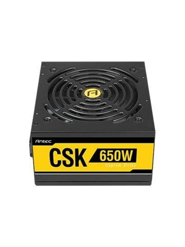 Antec Cuprum Strike CSK650 Strømforsyning - 650 Watt - 120 mm - ATX 2.31 - 80 Plus Bronze certified