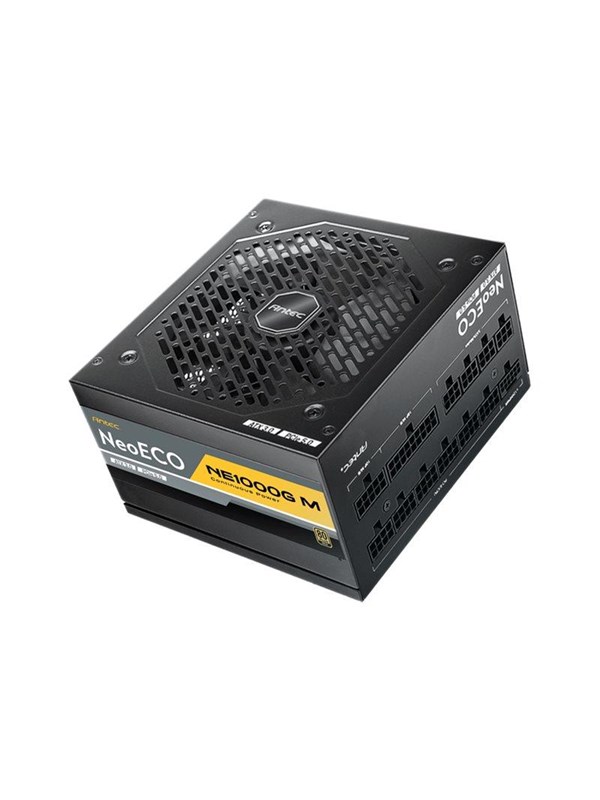 Antec NE1000G M - power supply - 1000 Watt Strømforsyning - 1000 Watt - 120 mm - ATX 3.0 - 80 Plus Gold certified