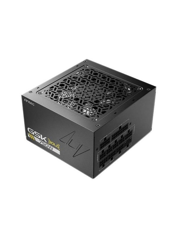 Antec GSK750 - power supply - 750 Watt Strømforsyning - 750 Watt - 120 mm - ATX - 80 Plus Gold certified
