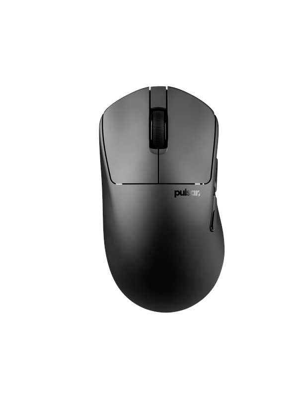 Pulsar X3 LHD CrazyLight Medium (Jet Black) - Gaming Mus - Optisk - 5 knapper - Sort