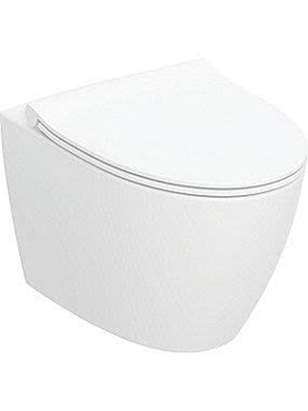 Ifö Spira Art sæt væghængt toilet TurboFlush m/toiletsæde hvid